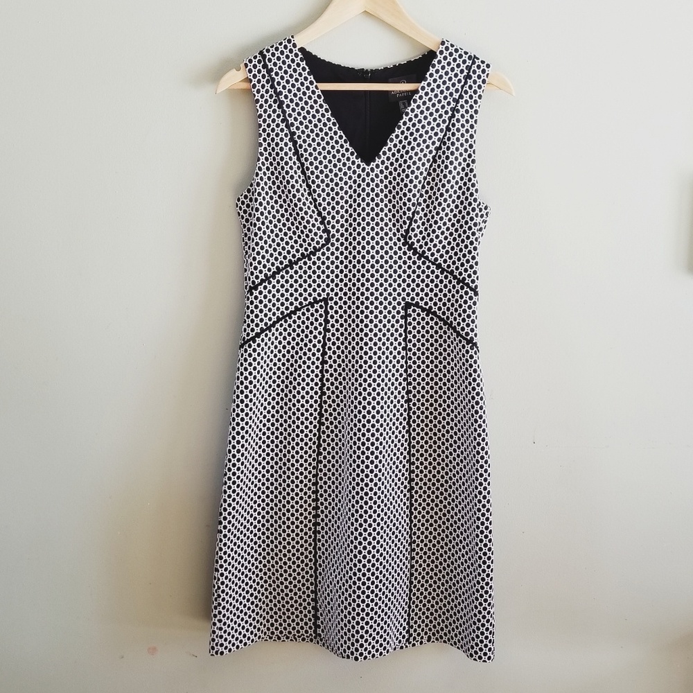 Adrianna Papell V Neck Sleeveless Dress